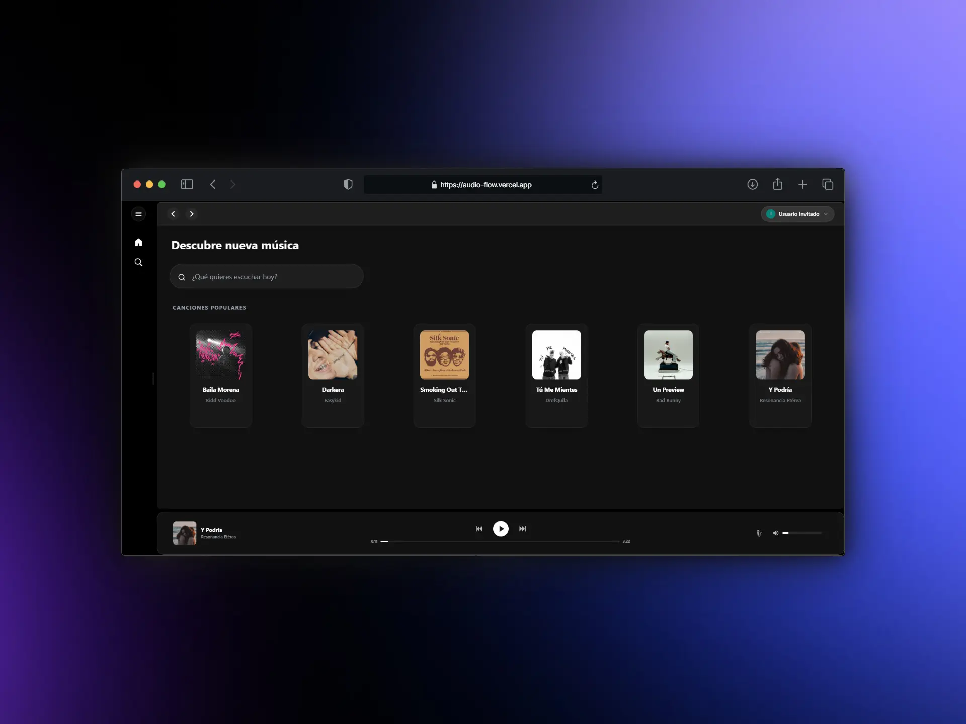 AudioFlow - Spotify Clone